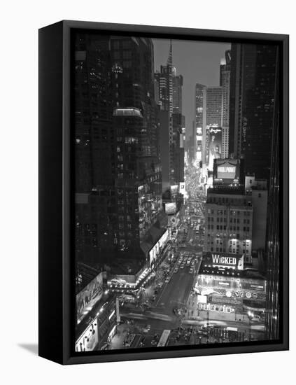 Broadway Looking Towards Times Square, Manhattan, New York City, USA-Alan Copson-Framed Stretched Canvas