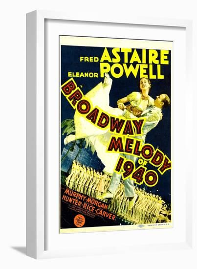 Broadway Melody of 1940, Eleanor Powell, Fred Astaire, 1940-null-Framed Art Print