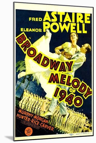 Broadway Melody of 1940, Eleanor Powell, Fred Astaire, 1940-null-Mounted Art Print