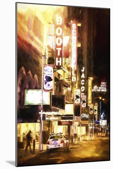 Broadway Musical Night-Philippe Hugonnard-Mounted Giclee Print