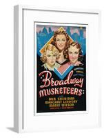 Broadway Musketeers-null-Framed Art Print