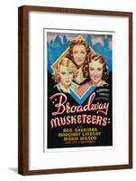 Broadway Musketeers-null-Framed Art Print