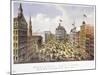 Broadway New York-Currier & Ives-Mounted Giclee Print