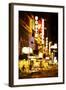 Broadway Night II - In the Style of Oil Painting-Philippe Hugonnard-Framed Giclee Print