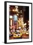 Broadway Night - In the Style of Oil Painting-Philippe Hugonnard-Framed Giclee Print