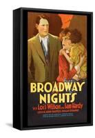 Broadway Nights-null-Framed Stretched Canvas