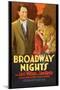 Broadway Nights-null-Mounted Art Print
