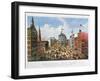 Broadway, NYC, 1875-Currier & Ives-Framed Giclee Print