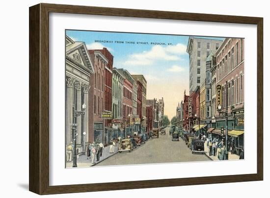 Broadway, Paducah-null-Framed Art Print