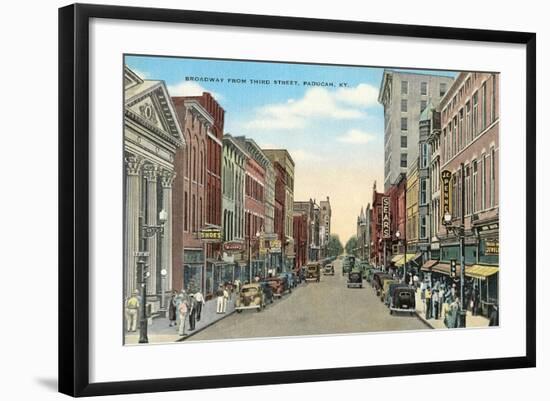 Broadway, Paducah-null-Framed Art Print