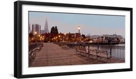 Broadway Pier Pano #113-Alan Blaustein-Framed Photographic Print