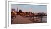 Broadway Pier Pano #113-Alan Blaustein-Framed Photographic Print