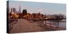 Broadway Pier Pano #113-Alan Blaustein-Stretched Canvas