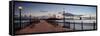 Broadway Pier Pano #115-Alan Blaustein-Framed Stretched Canvas