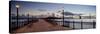 Broadway Pier Pano #115-Alan Blaustein-Stretched Canvas