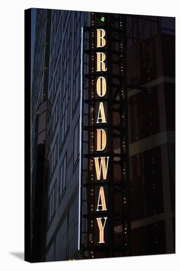 Broadway Sign-Brian Moore-Stretched Canvas