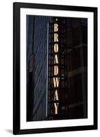 Broadway Sign-Brian Moore-Framed Photographic Print