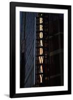 Broadway Sign-Brian Moore-Framed Photographic Print