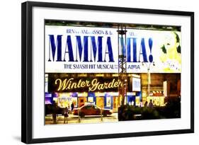 Broadway Sign-Philippe Hugonnard-Framed Giclee Print