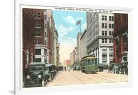 Broadway, St. Louis, Missouri-null-Framed Art Print