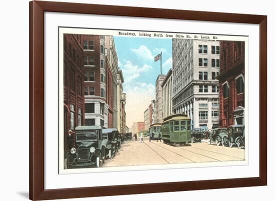 Broadway, St. Louis, Missouri-null-Framed Art Print