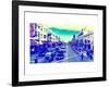 Broadway Street - Downtown - San Francisco - Californie - United States-Philippe Hugonnard-Framed Art Print