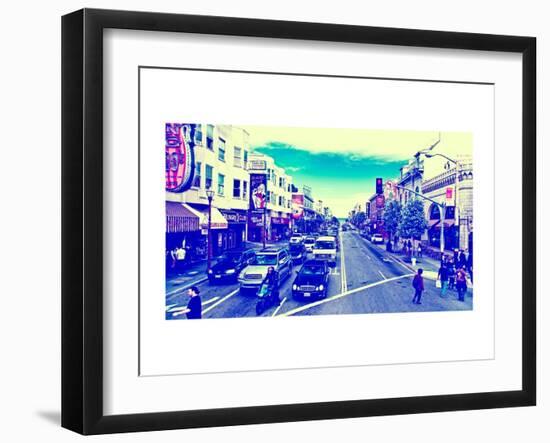 Broadway Street - Downtown - San Francisco - Californie - United States-Philippe Hugonnard-Framed Art Print