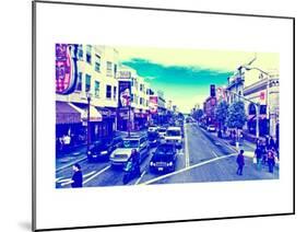 Broadway Street - Downtown - San Francisco - Californie - United States-Philippe Hugonnard-Mounted Art Print