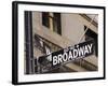 Broadway Street Sign Manhattan, New York City, New York, USA-Amanda Hall-Framed Photographic Print