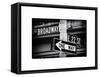 Broadway Street Sign Manhattan-Philippe Hugonnard-Framed Stretched Canvas