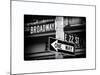 Broadway Street Sign Manhattan-Philippe Hugonnard-Mounted Art Print