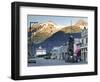 Broadway Street, Skagway, Alaska, USA-Walter Bibikow-Framed Photographic Print