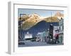 Broadway Street, Skagway, Alaska, USA-Walter Bibikow-Framed Photographic Print