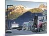 Broadway Street, Skagway, Alaska, USA-Walter Bibikow-Mounted Photographic Print