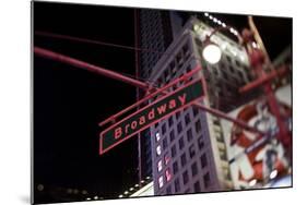 Broadway, Times Square, New York City-Paul Souders-Mounted Photographic Print