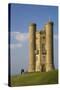 Broadway Tower in Autumn Sunshine, Cotswolds, Worcestershire, England, United Kingdom, Europe-Peter Barritt-Stretched Canvas