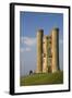 Broadway Tower in Autumn Sunshine, Cotswolds, Worcestershire, England, United Kingdom, Europe-Peter Barritt-Framed Photographic Print