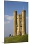 Broadway Tower in Autumn Sunshine, Cotswolds, Worcestershire, England, United Kingdom, Europe-Peter Barritt-Mounted Photographic Print