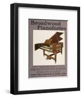 Broadwood Piano 1902-null-Framed Art Print