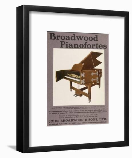 Broadwood Piano 1902-null-Framed Art Print