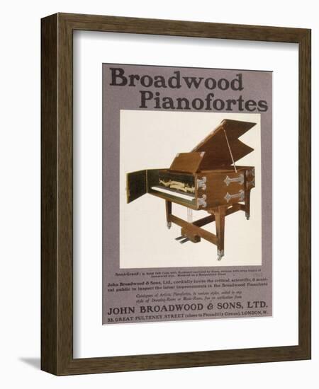 Broadwood Piano 1902-null-Framed Art Print