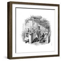 Broadwood's Piano Factory, Horseferry Road, Westminster, London, 1842-null-Framed Giclee Print