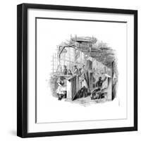 Broadwood's Piano Factory, Horseferry Road, Westminster, London, 1842-null-Framed Giclee Print