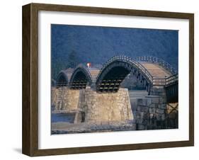 Brocade Sash Bridge (Kintaikyo Bridge), Iwakuni, Honshu, Japan-null-Framed Photographic Print