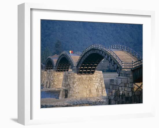 Brocade Sash Bridge (Kintaikyo Bridge), Iwakuni, Honshu, Japan-null-Framed Photographic Print