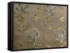 Brocaded Cloth with Floral and Foil Drawing, 16th Century-null-Framed Stretched Canvas