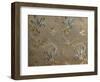 Brocaded Cloth with Floral and Foil Drawing, 16th Century-null-Framed Giclee Print