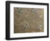 Brocaded Cloth with Floral and Foil Drawing, 16th Century-null-Framed Giclee Print