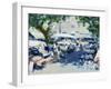 Brocante Market, Antibes (W/C on Paper)-Laurence Fish-Framed Giclee Print