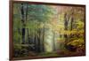 Brocéliande colored forest-Philippe Manguin-Framed Photographic Print